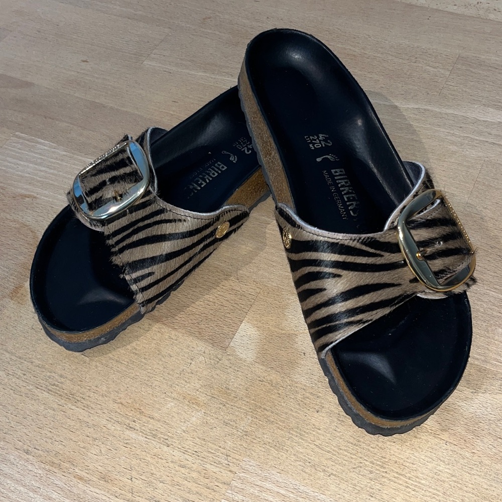 Birkenstock Madrid Sandals - Zebra - Pony Hair 11.5 US - Picture 3 of 17